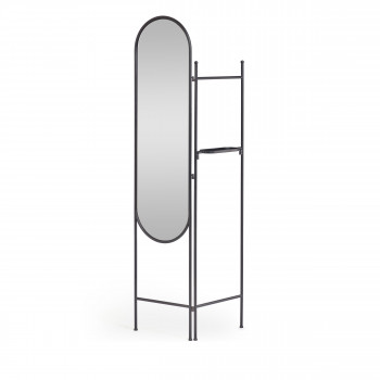 Vaniria - Paravent avec miroir en métal